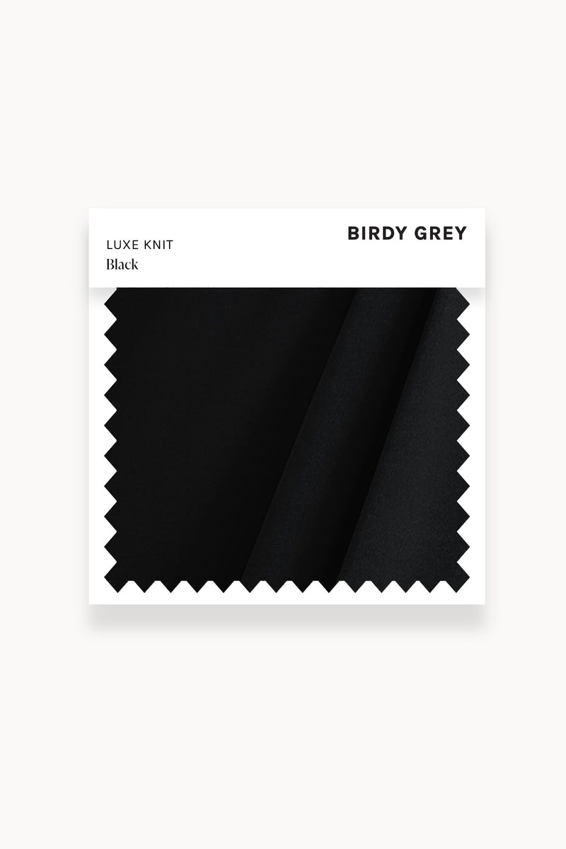 Swatch - Luxe Knit in Black by Birdy Grey