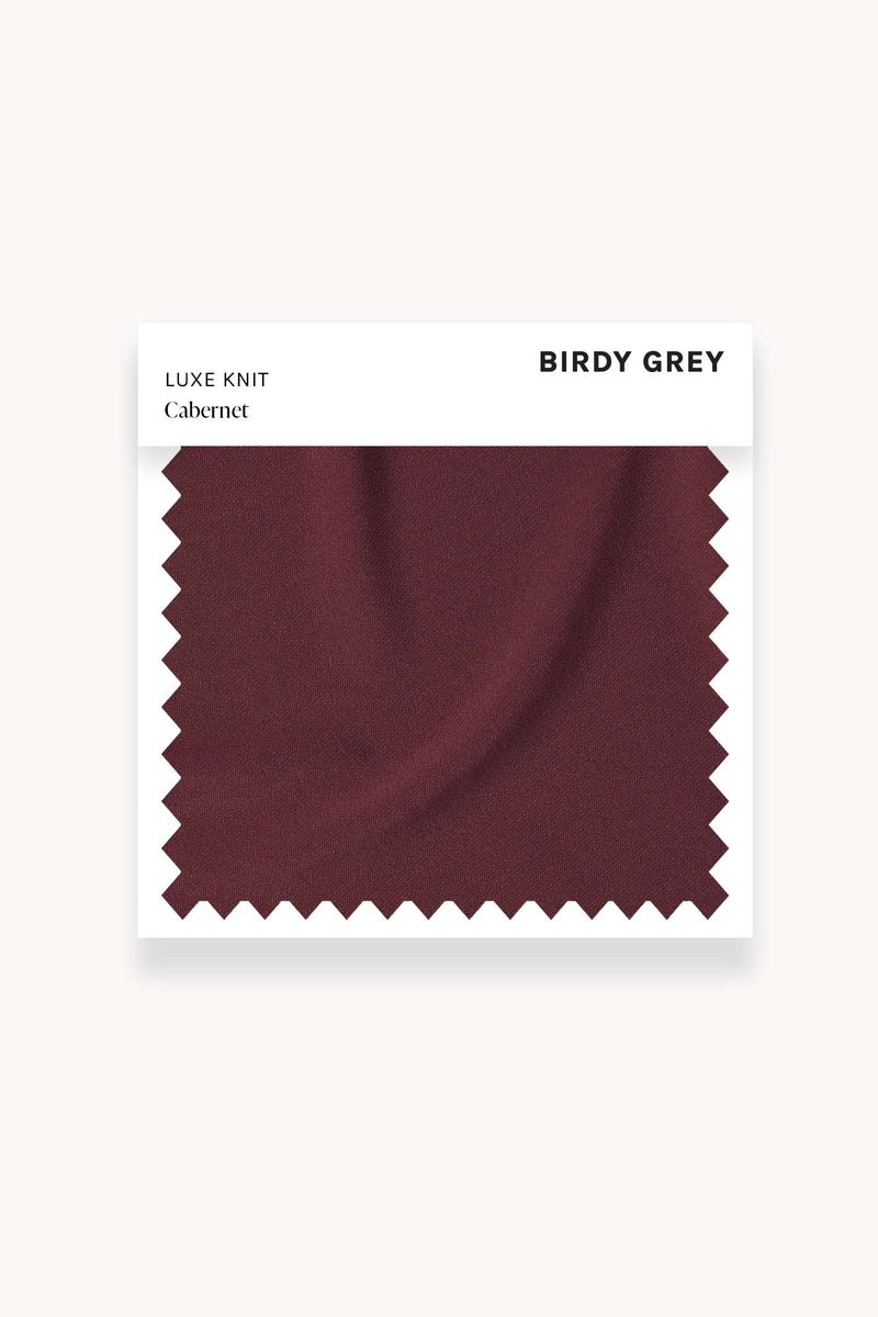 Swatch - Luxe Knit in Cabernet by Birdy Grey