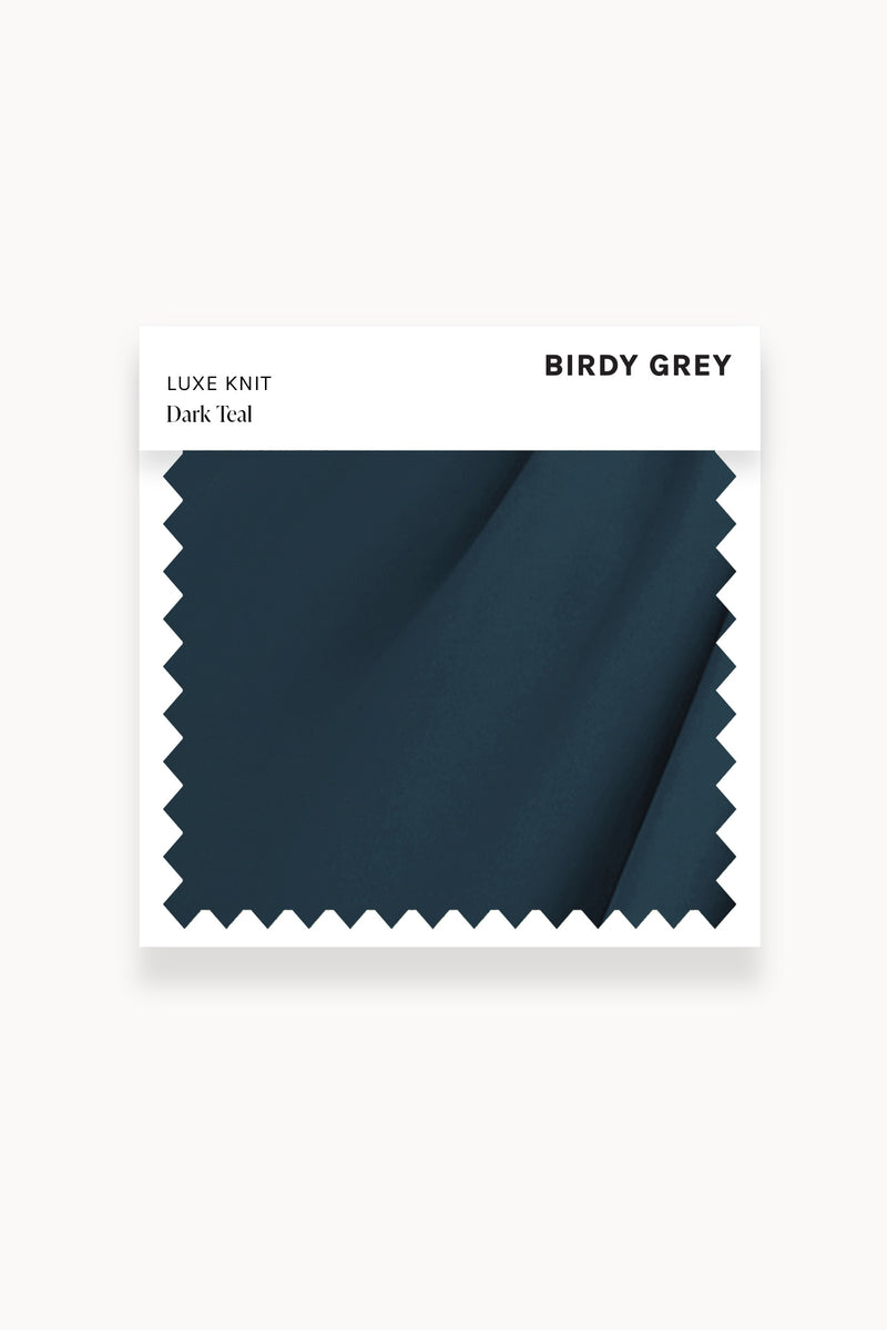 Swatch - Luxe Knit in Dark Teal by Birdy Grey