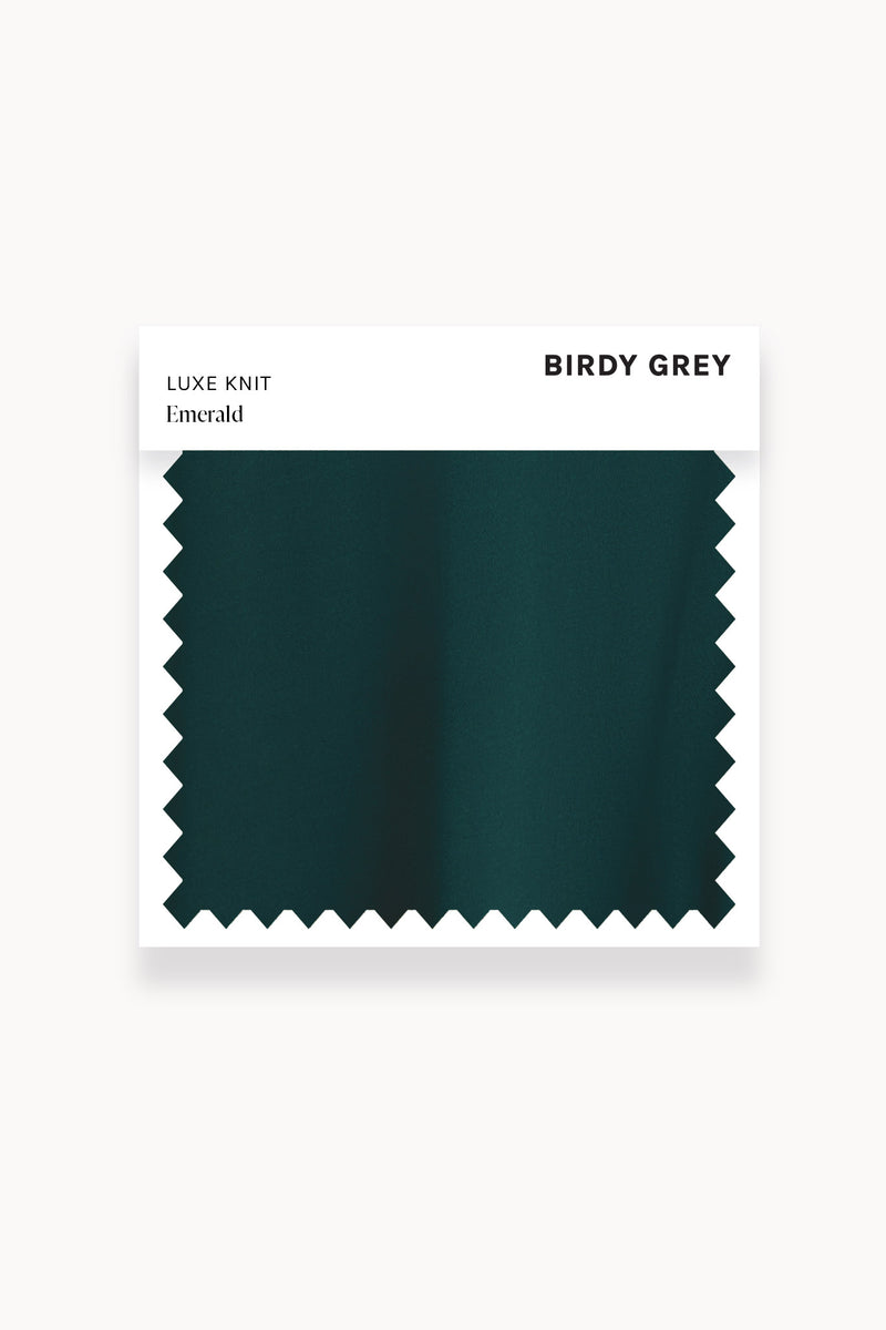 Swatch - Luxe Knit in Emerald by Birdy Grey