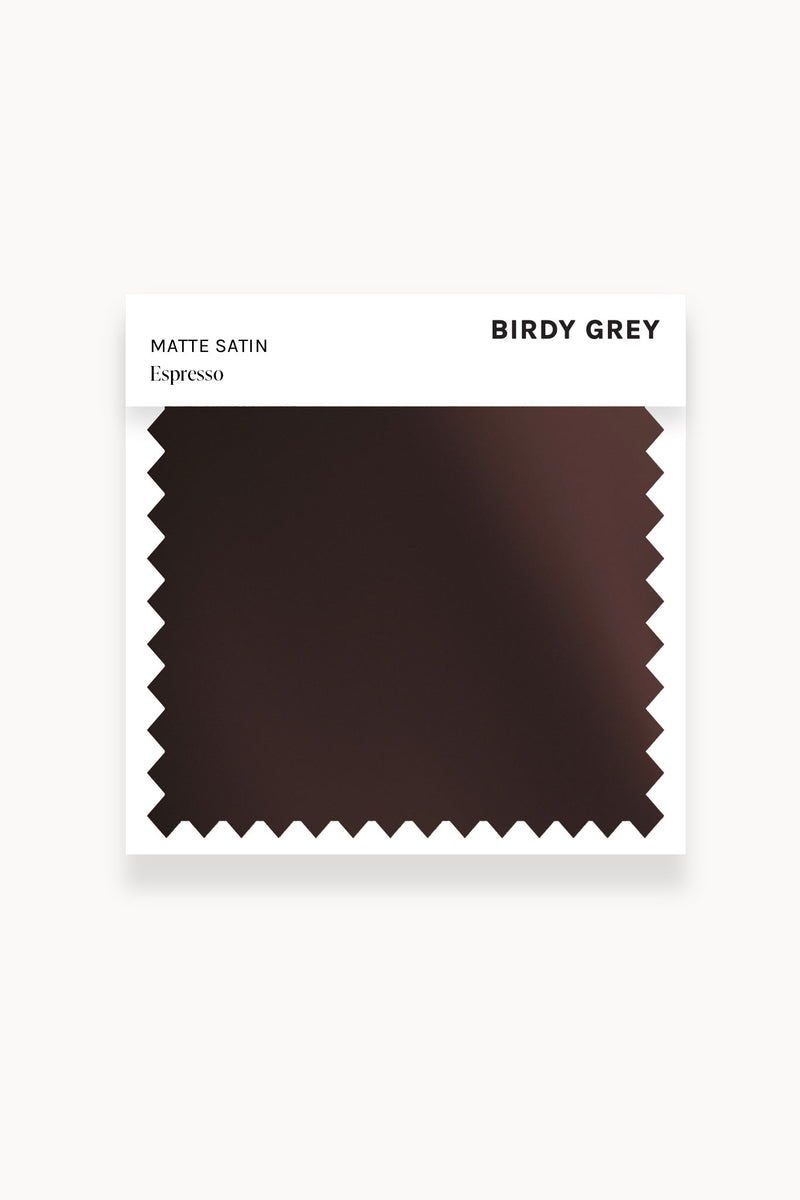 Swatch - Matte Satin in Espresso by Birdy Grey