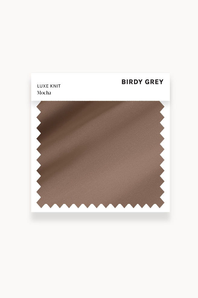 Swatch - Luxe Knit in Mocha by Birdy Grey