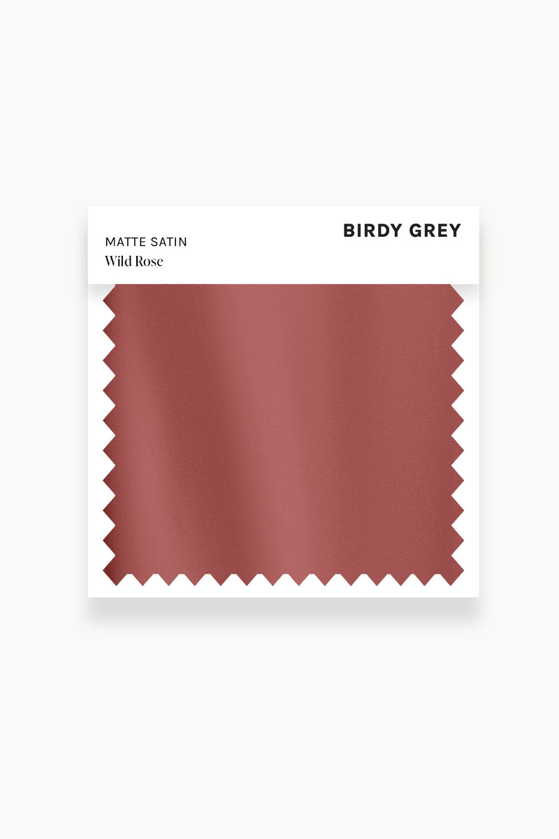 Swatch - Matte Satin in Wild Rose by Birdy Grey